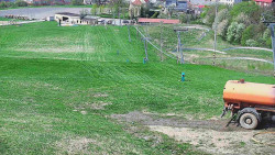 Horní část sjezdovky skiareálu Hlubočky