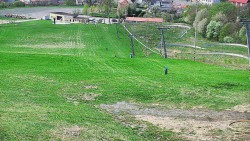 Horní část sjezdovky skiareálu Hlubočky