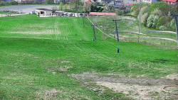 Horní část sjezdovky skiareálu Hlubočky