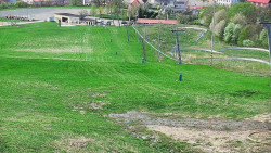 Horní část sjezdovky skiareálu Hlubočky