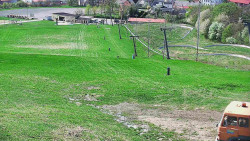 Horní část sjezdovky skiareálu Hlubočky