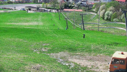 Horní část sjezdovky skiareálu Hlubočky