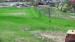 Horní část sjezdovky skiareálu Hlubočky