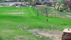 Horní část sjezdovky skiareálu Hlubočky