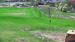 Horní část sjezdovky skiareálu Hlubočky