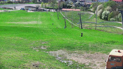 Horní část sjezdovky skiareálu Hlubočky