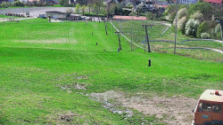 Horní část sjezdovky skiareálu Hlubočky