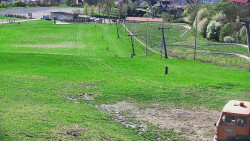 Horní část sjezdovky skiareálu Hlubočky