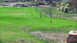 Horní část sjezdovky skiareálu Hlubočky