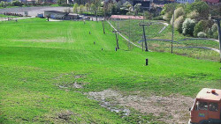 Horní část sjezdovky skiareálu Hlubočky