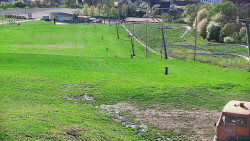 Horní část sjezdovky skiareálu Hlubočky