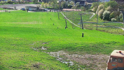 Horní část sjezdovky skiareálu Hlubočky