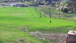 Horní část sjezdovky skiareálu Hlubočky