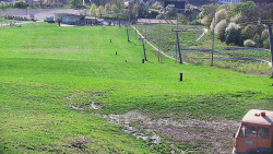 Horní část sjezdovky skiareálu Hlubočky