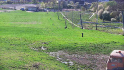 Horní část sjezdovky skiareálu Hlubočky