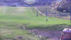 Horní část sjezdovky skiareálu Hlubočky