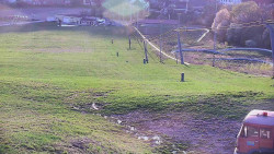 Horní část sjezdovky skiareálu Hlubočky