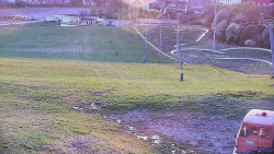 Horní část sjezdovky skiareálu Hlubočky