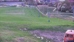 Horní část sjezdovky skiareálu Hlubočky