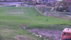 Horní část sjezdovky skiareálu Hlubočky