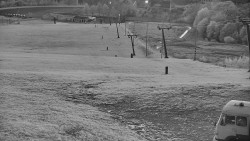 Horní část sjezdovky skiareálu Hlubočky