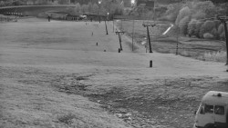 Horní část sjezdovky skiareálu Hlubočky