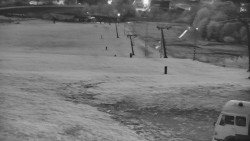 Horní část sjezdovky skiareálu Hlubočky