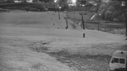 Horní část sjezdovky skiareálu Hlubočky