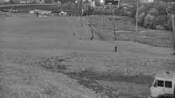 Horní část sjezdovky skiareálu Hlubočky