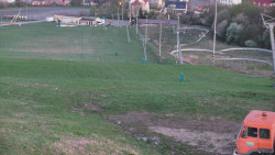 Horní část sjezdovky skiareálu Hlubočky