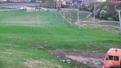 Horní část sjezdovky skiareálu Hlubočky