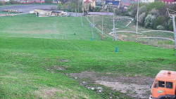 Horní část sjezdovky skiareálu Hlubočky