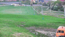 Horní část sjezdovky skiareálu Hlubočky