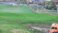 Horní část sjezdovky skiareálu Hlubočky