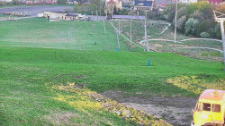 Horní část sjezdovky skiareálu Hlubočky