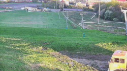 Horní část sjezdovky skiareálu Hlubočky