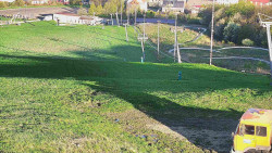 Horní část sjezdovky skiareálu Hlubočky