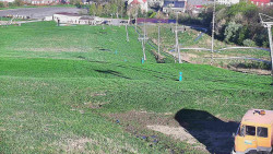 Horní část sjezdovky skiareálu Hlubočky