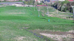 Horní část sjezdovky skiareálu Hlubočky