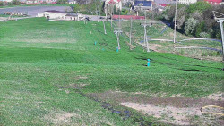 Horní část sjezdovky skiareálu Hlubočky