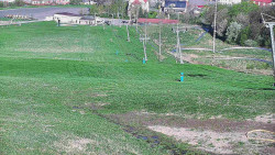 Horní část sjezdovky skiareálu Hlubočky