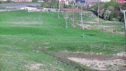 Horní část sjezdovky skiareálu Hlubočky