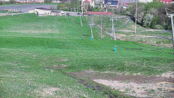 Horní část sjezdovky skiareálu Hlubočky