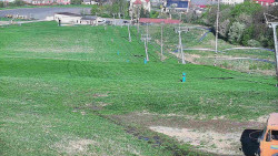 Horní část sjezdovky skiareálu Hlubočky