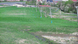 Horní část sjezdovky skiareálu Hlubočky