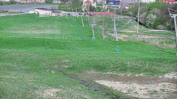 Horní část sjezdovky skiareálu Hlubočky