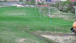 Horní část sjezdovky skiareálu Hlubočky