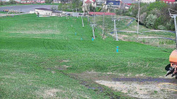 Horní část sjezdovky skiareálu Hlubočky