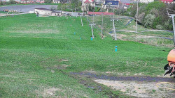 Horní část sjezdovky skiareálu Hlubočky