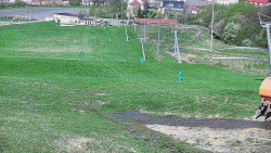 Horní část sjezdovky skiareálu Hlubočky